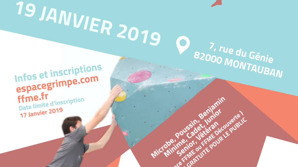 Contest Bloc Espace Grimpe Janvier 2019