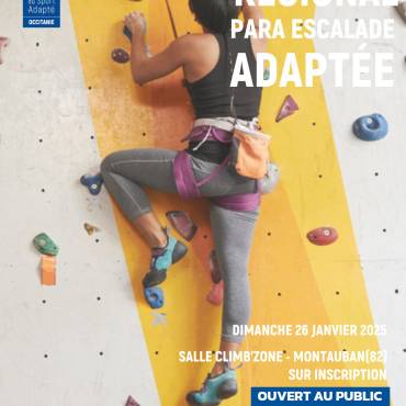 Championnat Régional Para Escalade Adaptée 2025 à Montauban