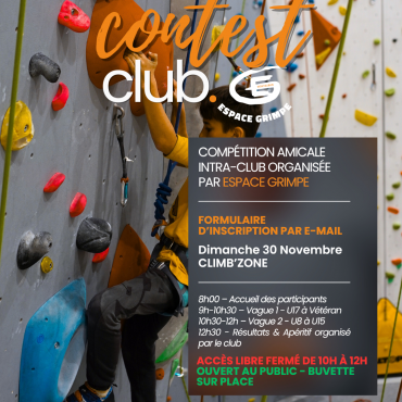 Compétition intra club le 30 Novembre 2025