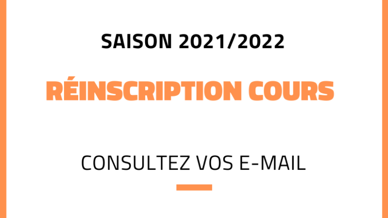 Inscriptions et remboursements